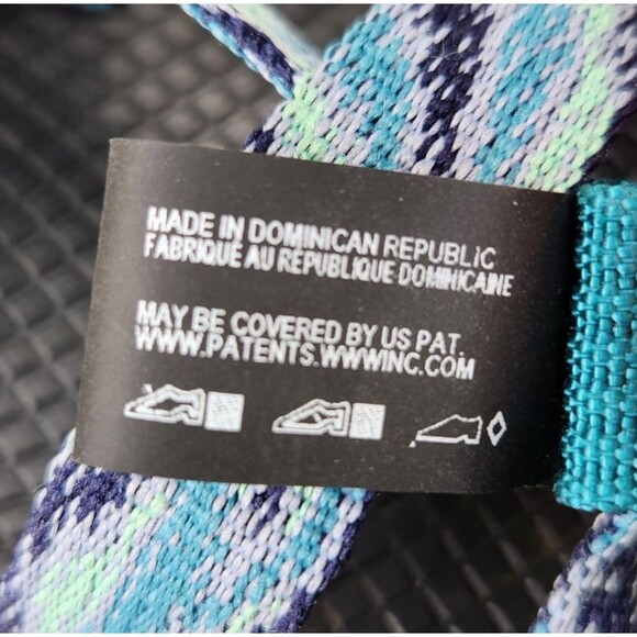 Chaco Z/2 Classic Current Dusty Blu Women's Size 7 Blue Hiking Strappy Sandals - Picture 11 of 12